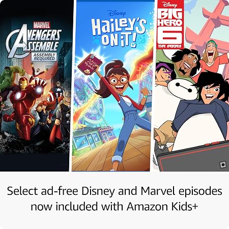 10 Kids Pro tablet (newest model) ages 6-12. Bright 10.1" HD screen, includes ad-free content, robust parental controls, 13-hr battery and slim case for older kids, 32 GB, Nebula Visit the Amazon Fire Tablets Store